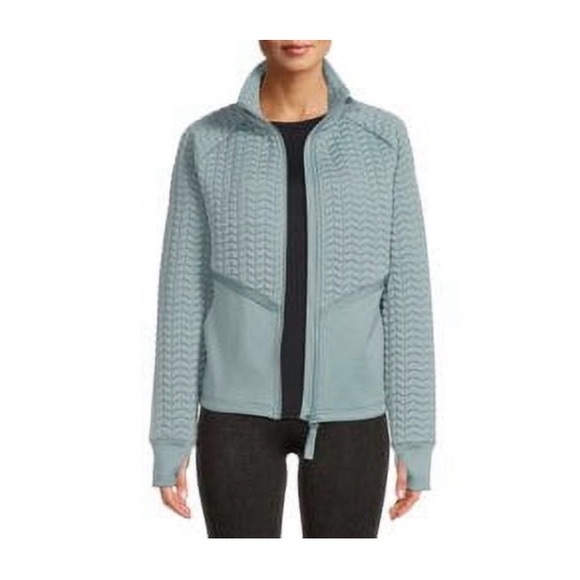 Avia Jackets & Blazers - Avia Quilted Jacket in Teal Blue